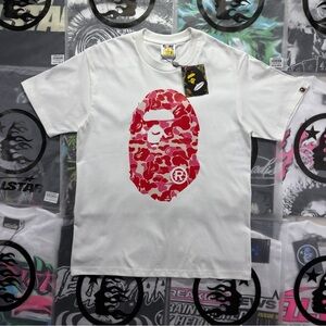 BAPE ABC Camo Big Ape Head Tee ‘White’